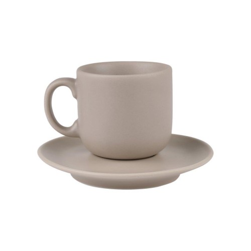 ΣΕΤ 6τεμ. ΦΛΙΤΖΑΝΙ ΚΑΦΕ 100cc COZY-BEIGE/13  - ORIANA FERELLI®
