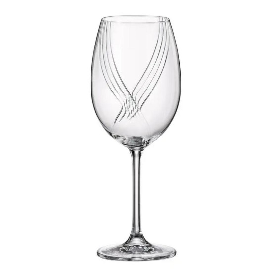 ΣΕΤ 6τεμ ΠΟΤΗΡΙΑ ΚΟΛ. ΚΡΑΣΙΟΥ COLIBRI OPTIC 450ml  - CRYSTAL BOHEMIA