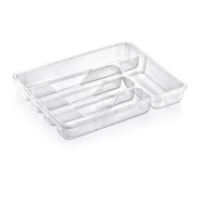14005 TRANSPARENT CUTLERY TRAY 33.6x27x4.8cm - Max.Home®