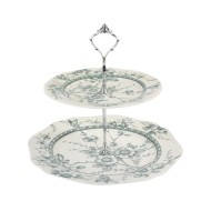 ΕΤΑΖΙΕΡΑ ΔΙΩΡΟΦΗ (27cm & 20cm) TIFFANY-GREEN 24324 - ORIANA FERELLI®