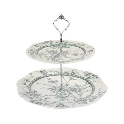 ΕΤΑΖΙΕΡΑ ΔΙΩΡΟΦΗ (27cm & 20cm) TIFFANY-GREEN 24324 - ORIANA FERELLI®